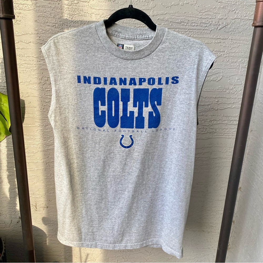 Men’s NFL Indianapolis Colts Muscle Tank. Size Medium. Pre Owned. Early 2000s